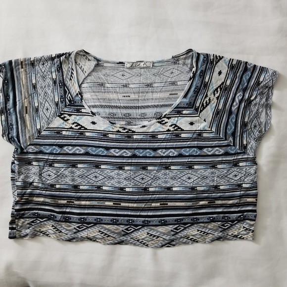 Chloe K Tops - Chloe K Oversized Crop Top